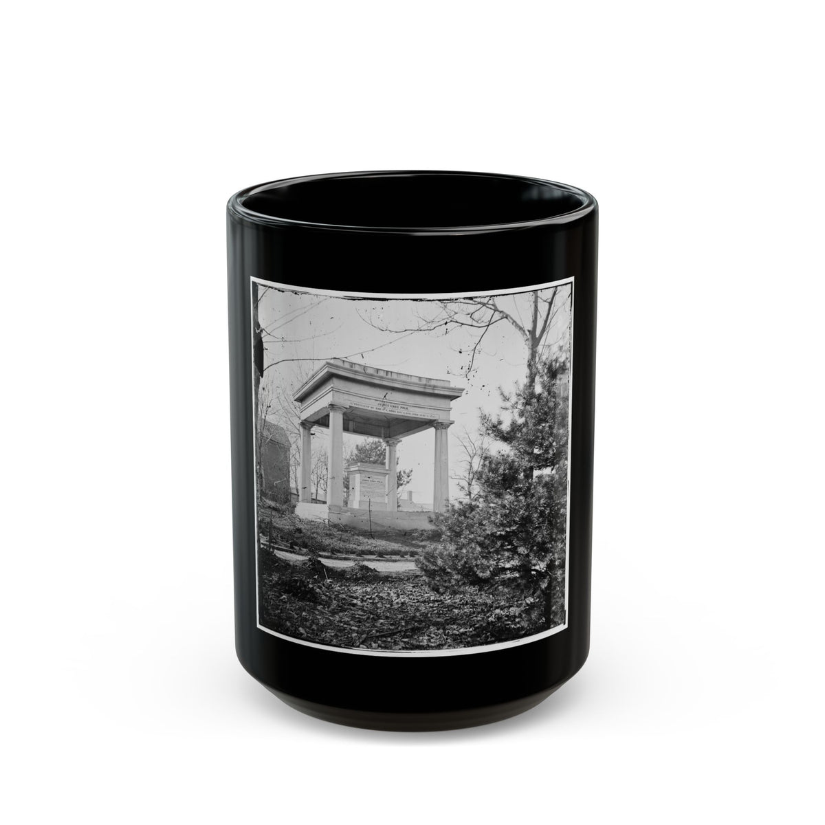 Nashville, Tenn. Tomb Of President James K. Polk (U.S. Civil War) Black Coffee Mug