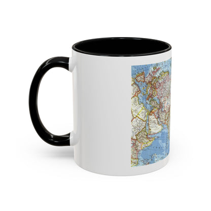 Asia and Adjacent Areas (1959) (Map) Accent Coffee Mug