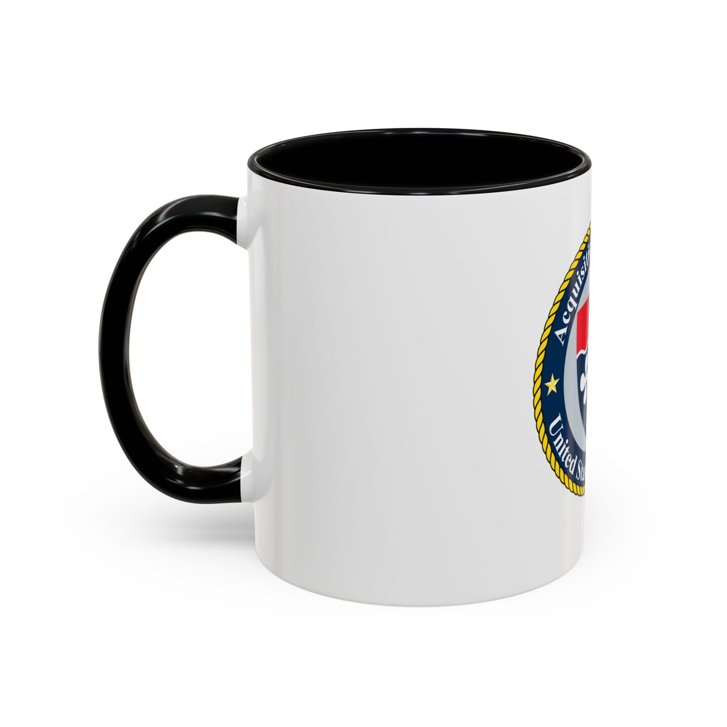 USCG Acquisition Directorate (U.S. Coast Guard) Accent Coffee Mug