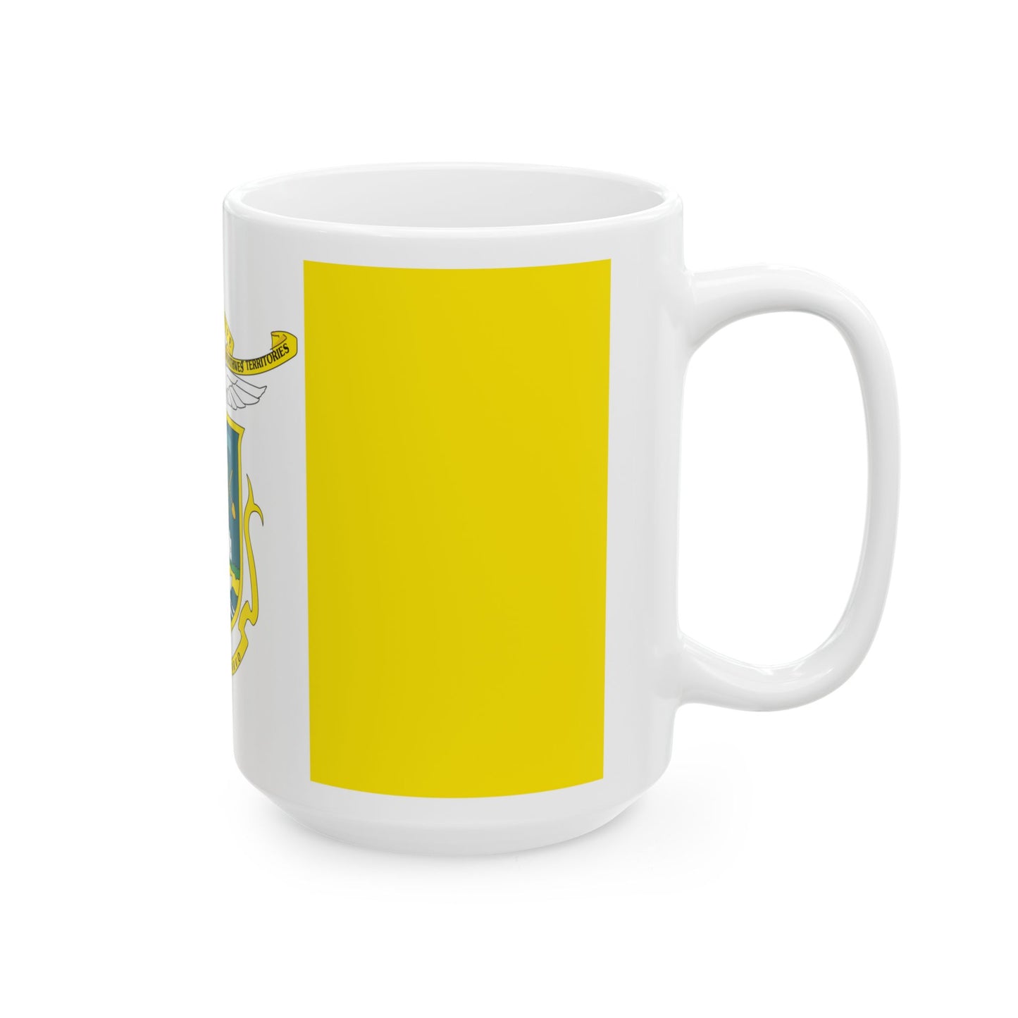 Flag of Yellowknife NWT Canada - White Coffee Mug