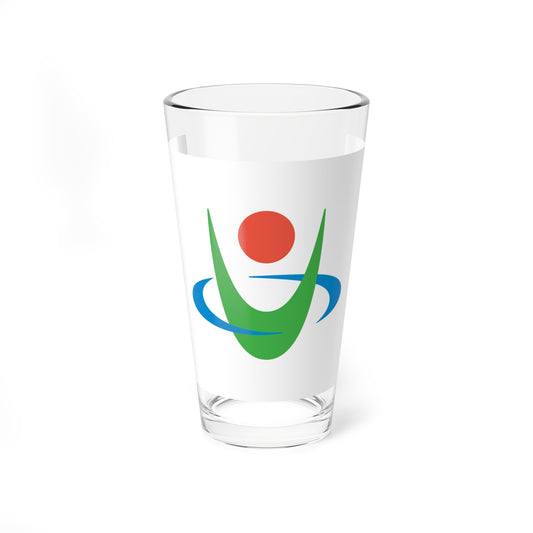 Flag of Uwajima Ehime (Japan) Pint Glass 16oz