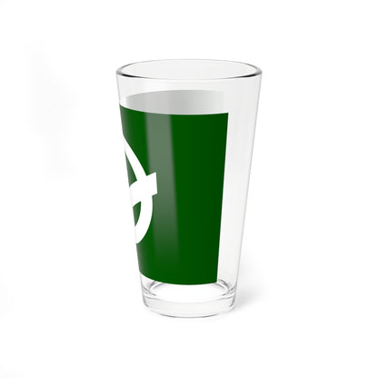 Flag of Saji Tottori 1967-2004 (Japan) Pint Glass 16oz