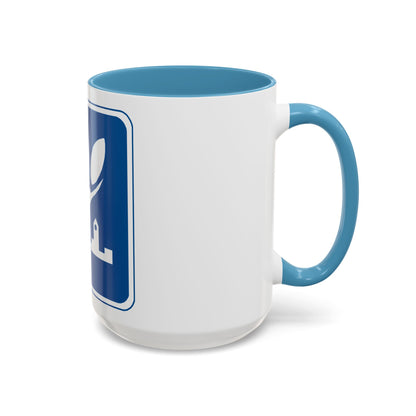 Seal of Naperville Illinois - Accent Coffee Mug