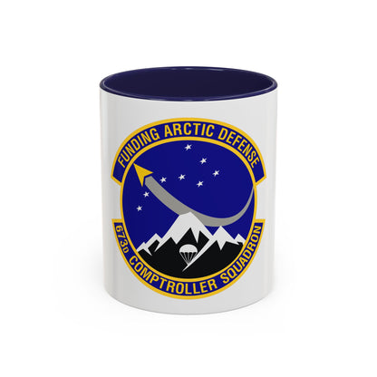 673d Comptroller Squadron (U.S. Air Force) Accent Coffee Mug