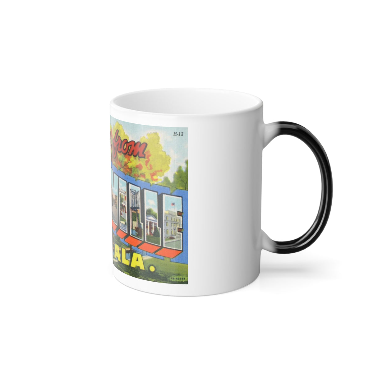 Greetings from Huntsville Ala (Greeting Postcards) Color Changing Mug 11oz