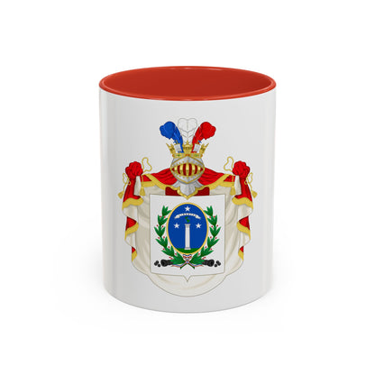 Ornamented Coat of Arms of Chile (1819-1834) Cerro Castillo Version - Accent Coffee Mug