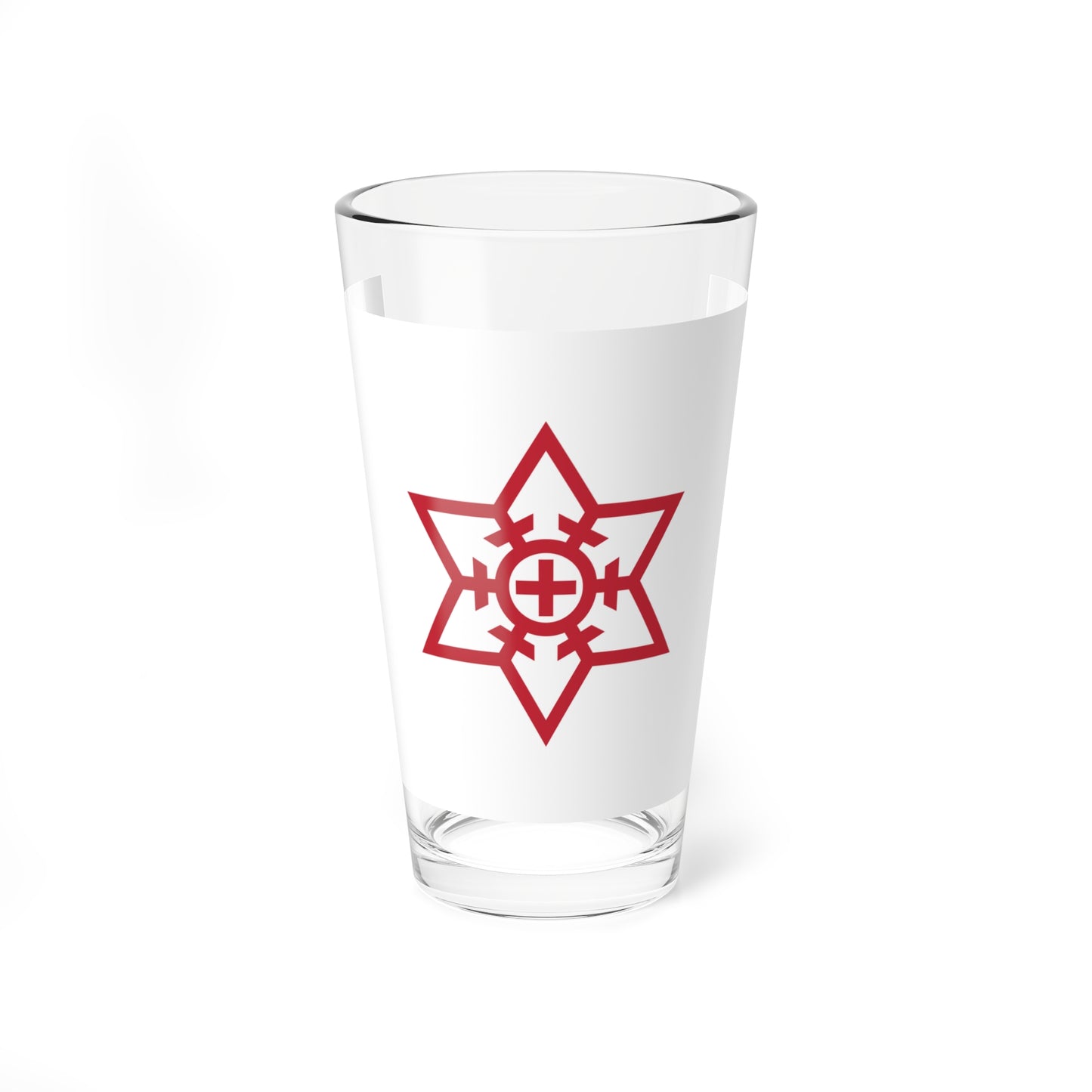 Flag of Omuta Fukuoka (Japan) Pint Glass 16oz