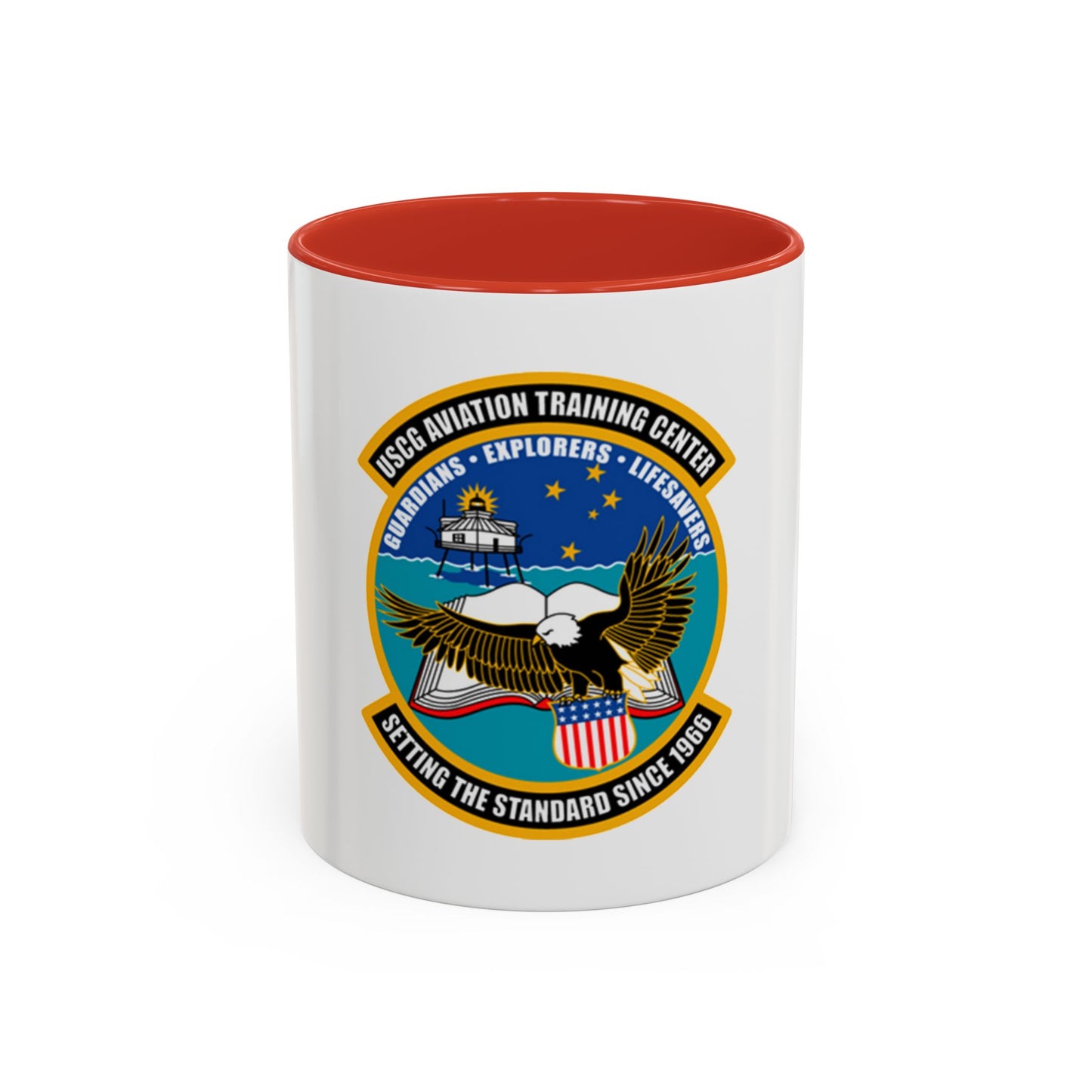 ATC Mobile AL   Aviation Training Center (U.S. Coast Guard) Accent Coffee Mug