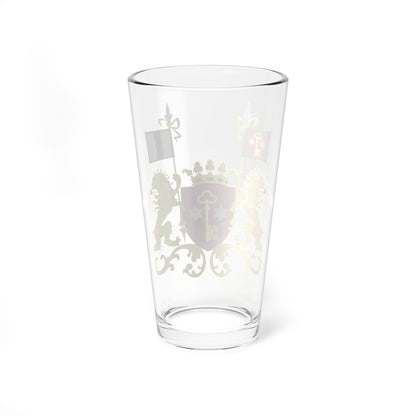 Seneffe wapen (Belgium) (Coat of Arms) Pint Glass 16oz