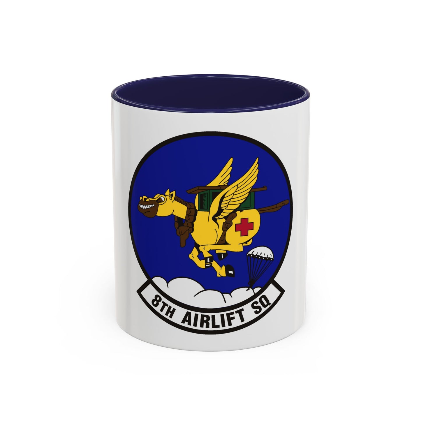 8th Airlift Squadron (U.S. Air Force) Accent Coffee Mug