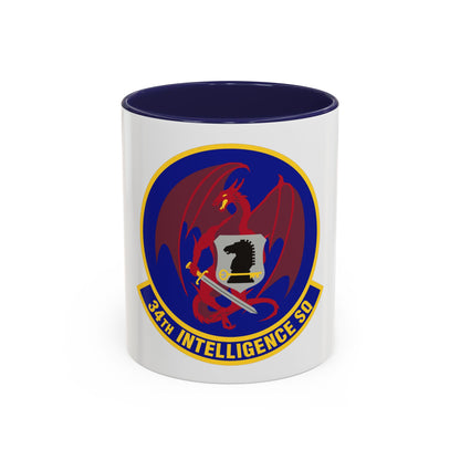 34th Intelligence Squadron (U.S. Air Force) Accent Coffee Mug