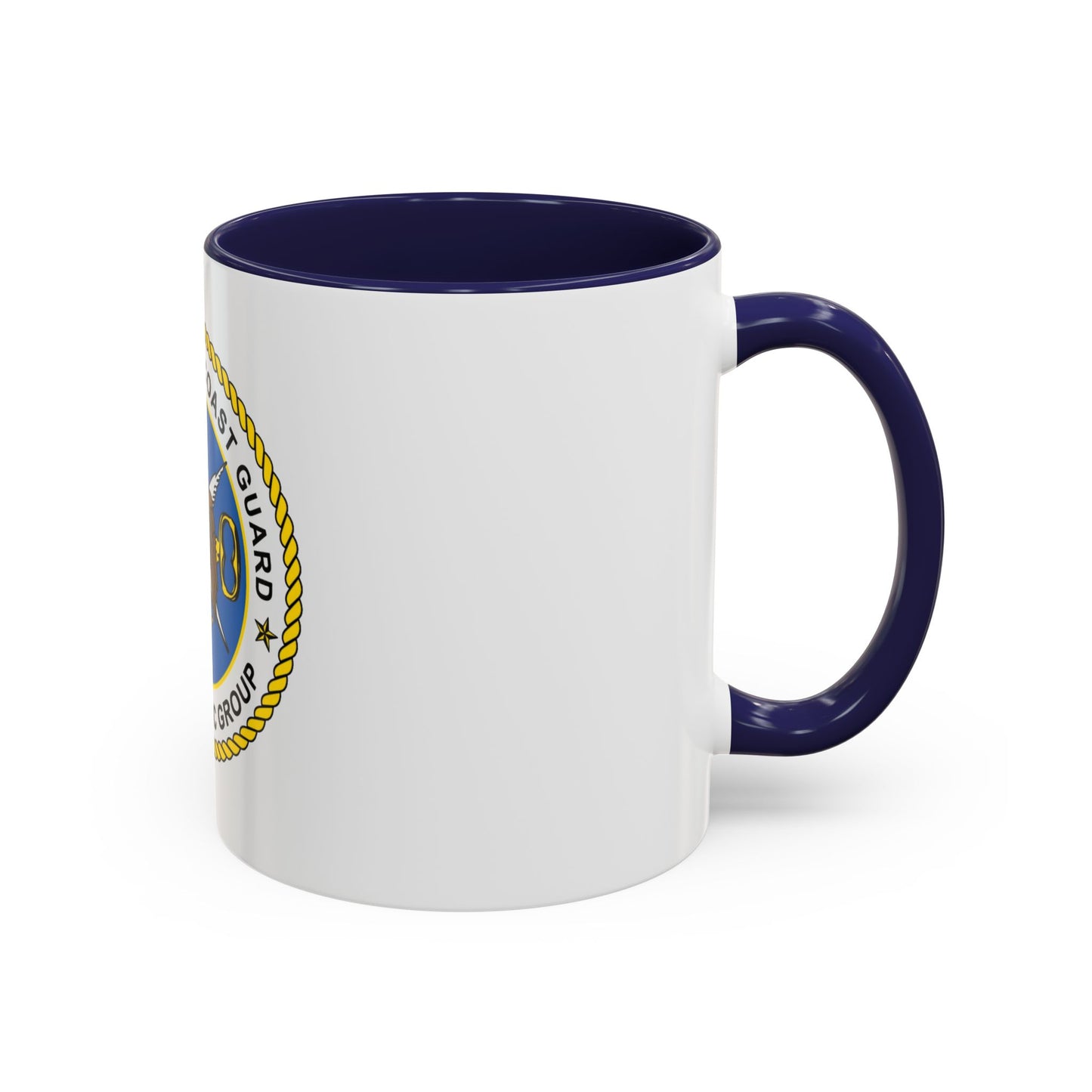 USCG Cryptologic Group (U.S. Coast Guard) Accent Coffee Mug