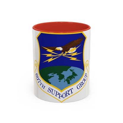 607th Support Group (U.S. Air Force) Accent Coffee Mug