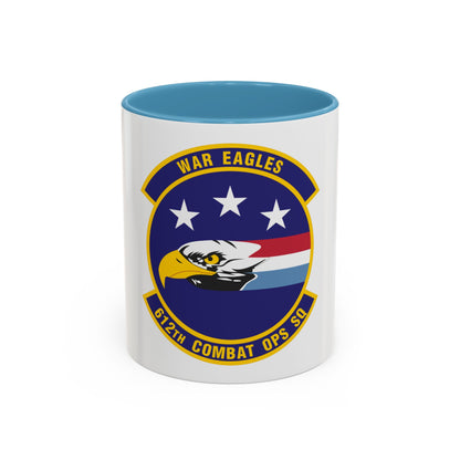 612th Combat Operations Squadron (U.S. Air Force) Accent Coffee Mug