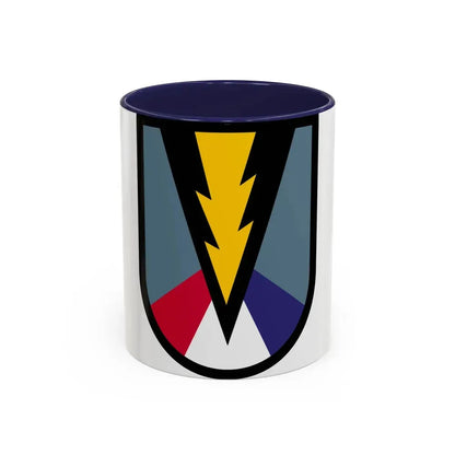 165th Infantry Brigade SSI (U.S. Army) Accent Coffee Mug 11oz Navy - Go Mug Yourself