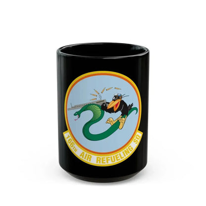 166 Air Refueling Squadron (U.S. Air Force) Black Coffee Mug 15oz - Go Mug Yourself