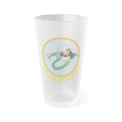 166 Air Refueling Squadron (U.S. Air Force) Frosted Pint Glass 16oz Default Title - Go Mug Yourself