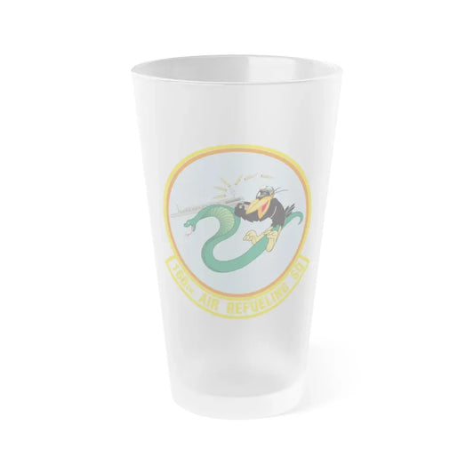 166 Air Refueling Squadron (U.S. Air Force) Frosted Pint Glass 16oz Default Title - Go Mug Yourself