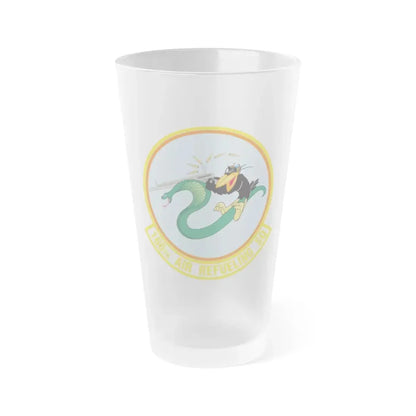 166 Air Refueling Squadron (U.S. Air Force) Frosted Pint Glass 16oz Default Title - Go Mug Yourself