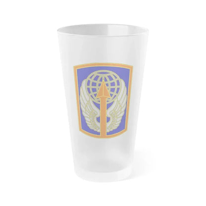 166 Aviation Brigade (U.S. Army) Frosted Pint Glass 16oz Default Title - Go Mug Yourself