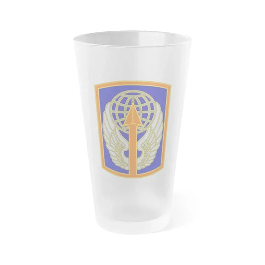 166 Aviation Brigade (U.S. Army) Frosted Pint Glass 16oz Default Title - Go Mug Yourself