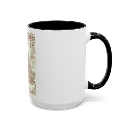 British Isles (1958) (Map) Accent Coffee Mug