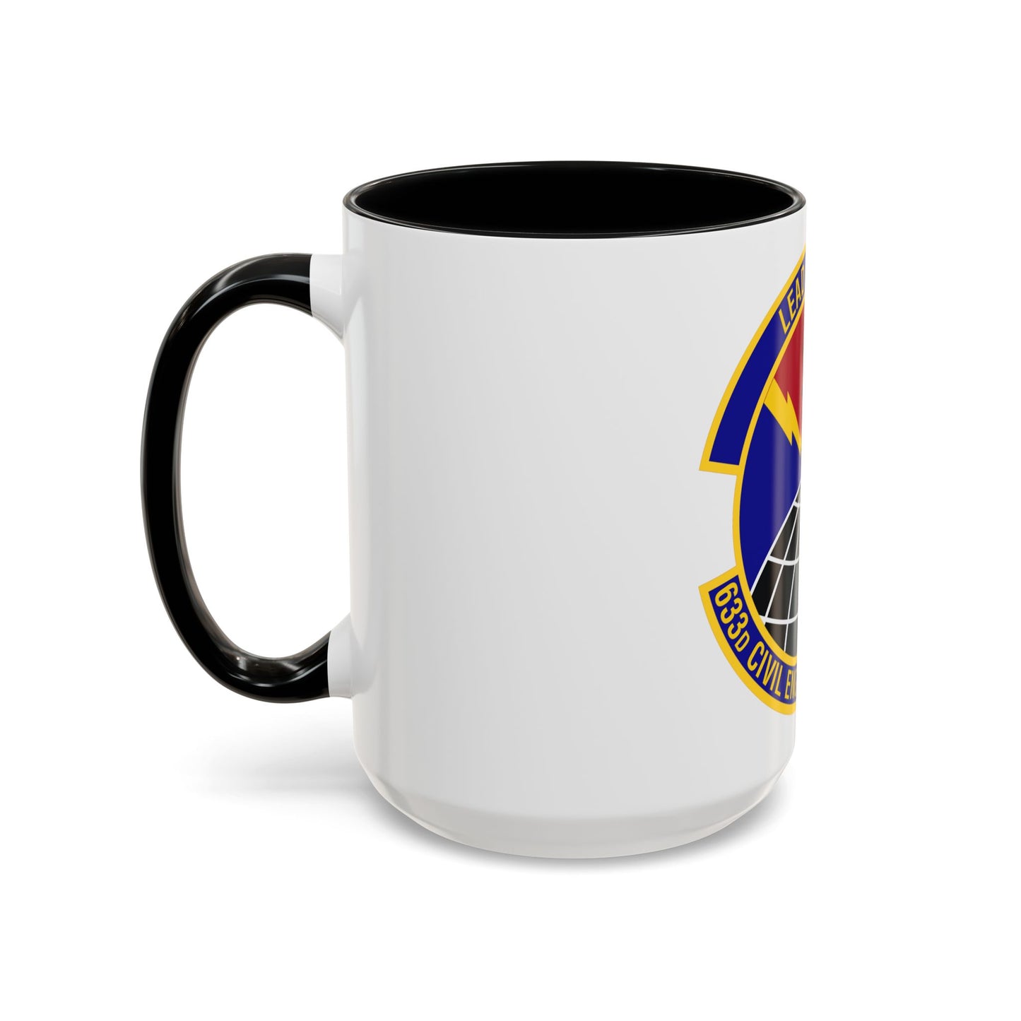 633d Civil Engineer Squadron (U.S. Air Force) Accent Coffee Mug