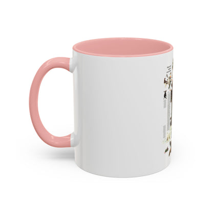 USA - Alaska, Beauty and Beasts (1975) (Map) Accent Coffee Mug