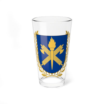Polisstudenterna vapen (Sweden) (Coat of Arms) Pint Glass 16oz