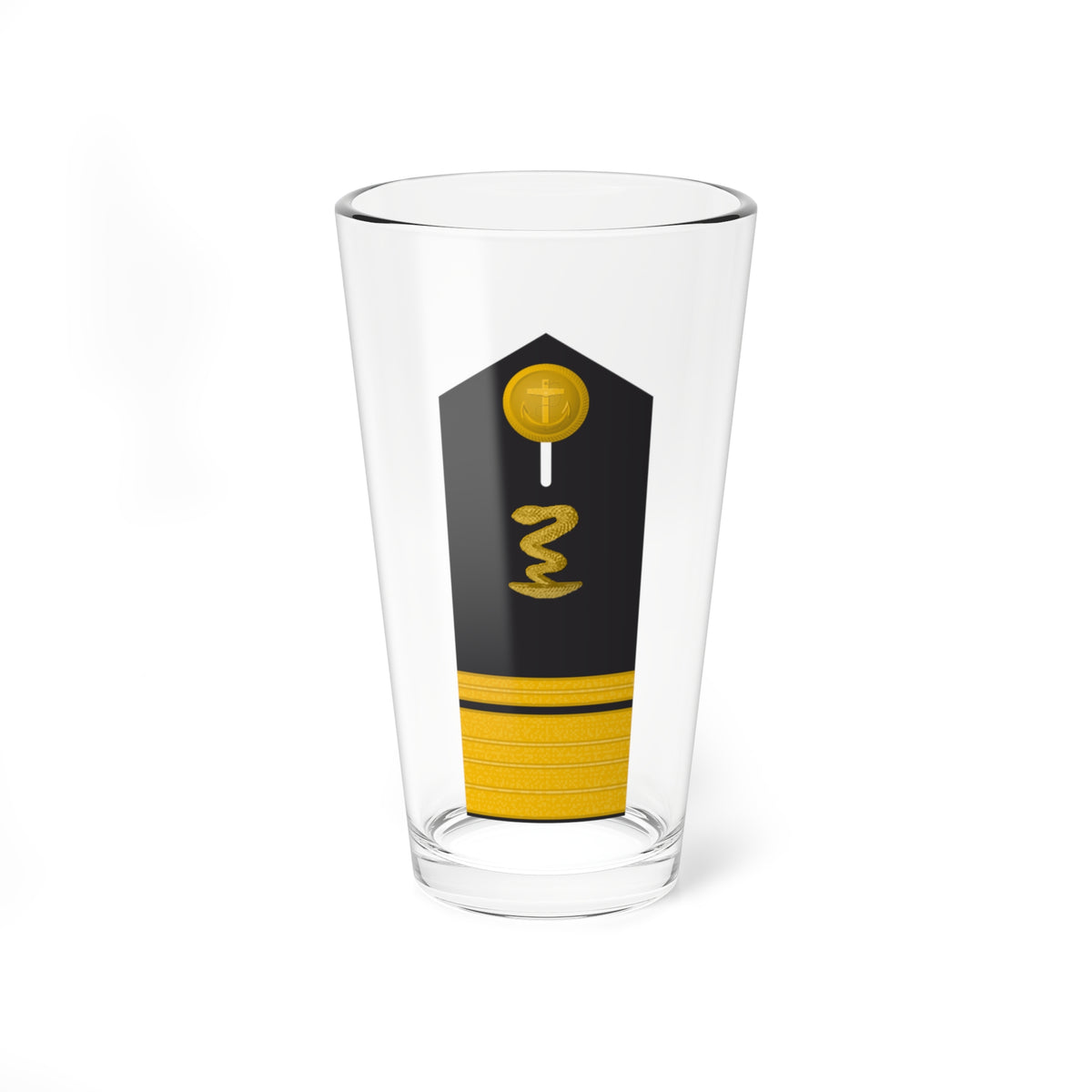 MDS 61d Admiralarzt San PH L (Military Rank) Pint Glass 16oz