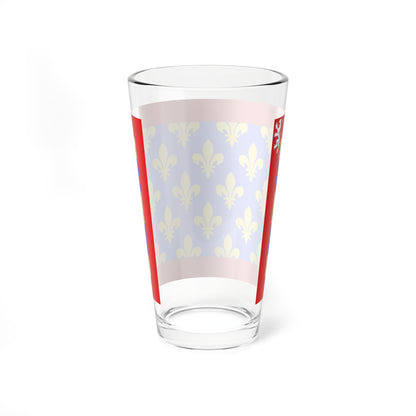 Drapeau fr departement Sarthe (France) Pint Glass 16oz