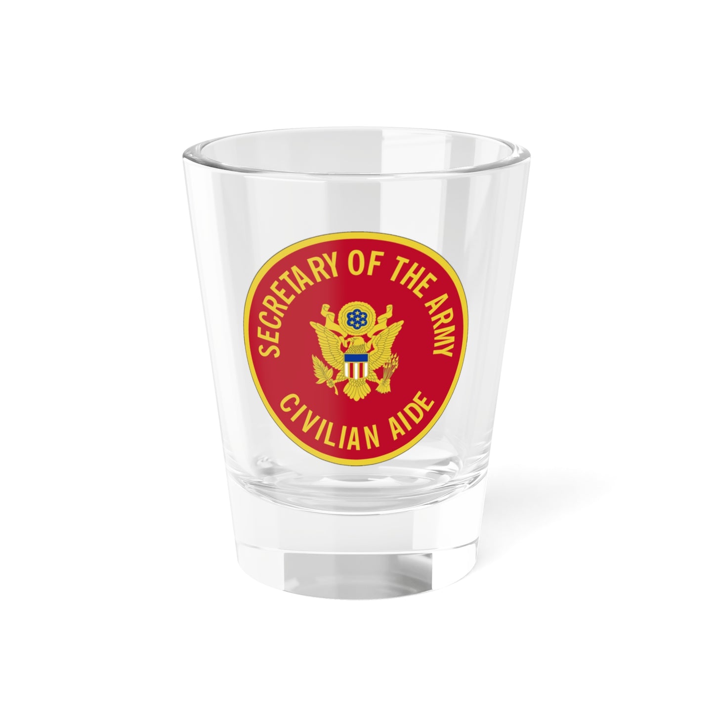 Civilian Aide to the Secretary of the (U.S. Army) Shot Glass 1.5oz