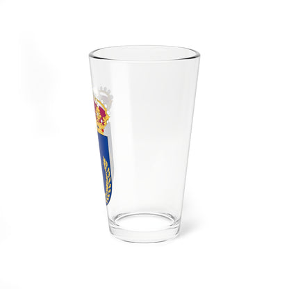 Nedre Norrlands militärområdesstab vapen (Sweden) (Coat of Arms) Pint Glass 16oz