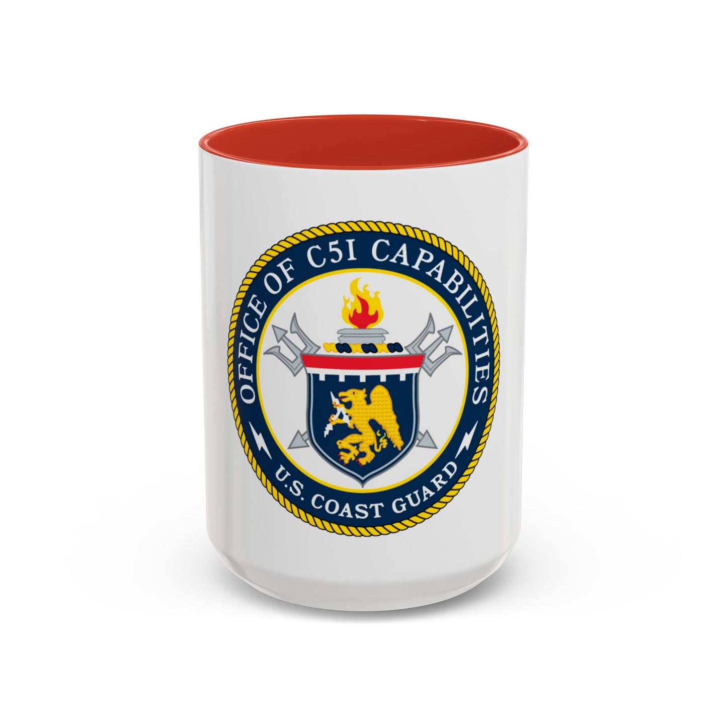 CG 761 Office of C5I Capabilities (U.S. Coast Guard) Accent Coffee Mug