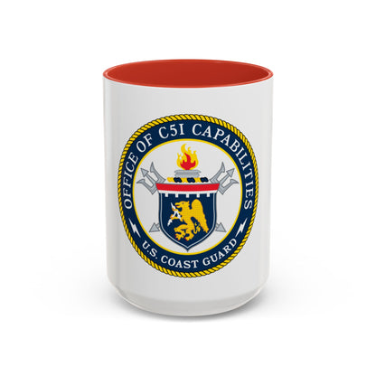 CG 761 Office of C5I Capabilities (U.S. Coast Guard) Accent Coffee Mug