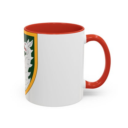 Tasse à café décorative du 108e régiment de cavalerie blindée (armée américaine)