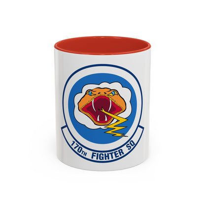 170 Fighter Squadron (U.S. Air Force) Accent Coffee Mug
