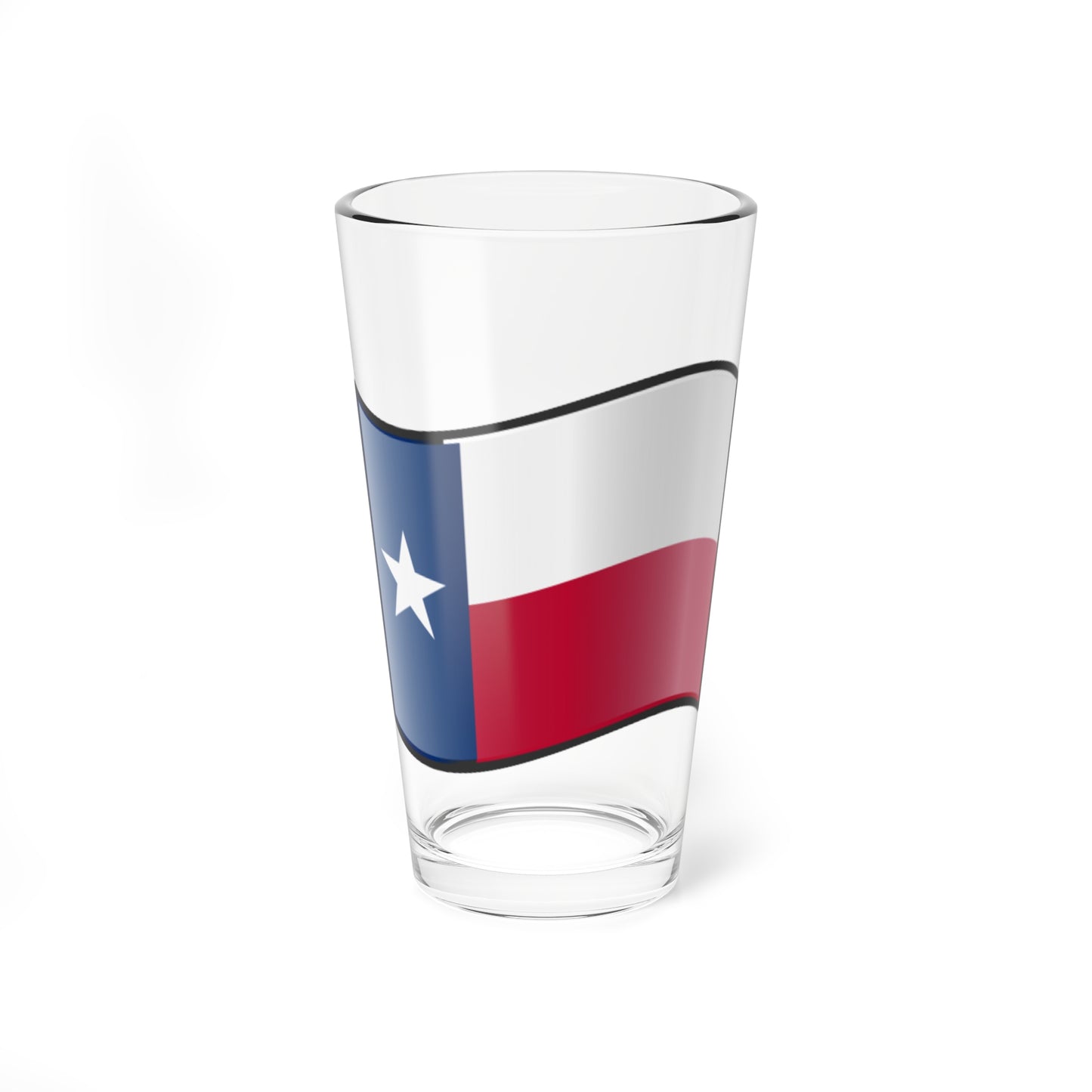 Nuvola Texas flag (United States) Pint Glass 16oz