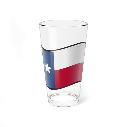Nuvola Texas flag (United States) Pint Glass 16oz
