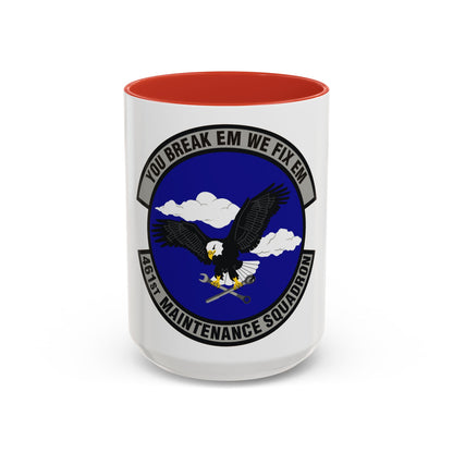 461st Maintenance Squadron (U.S. Air Force) Accent Coffee Mug