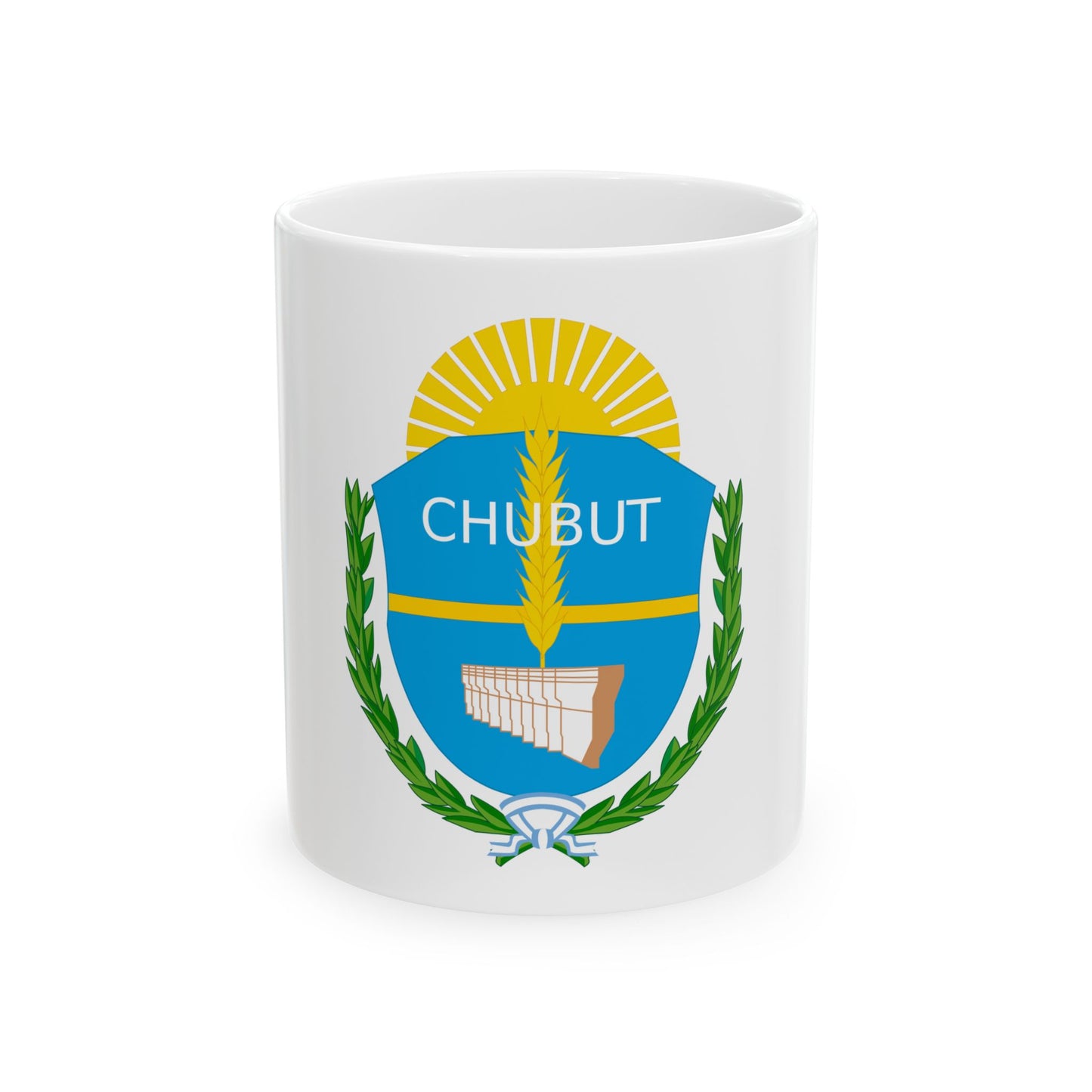 Coat of Arms Chubut Argentina - White Coffee Mug