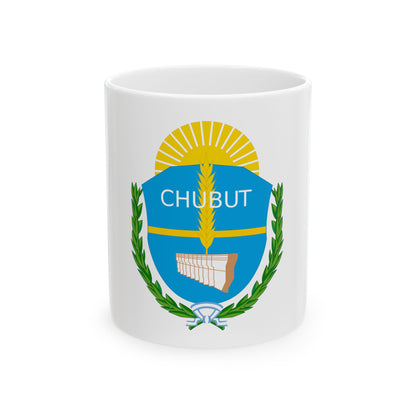 Coat of Arms Chubut Argentina - White Coffee Mug