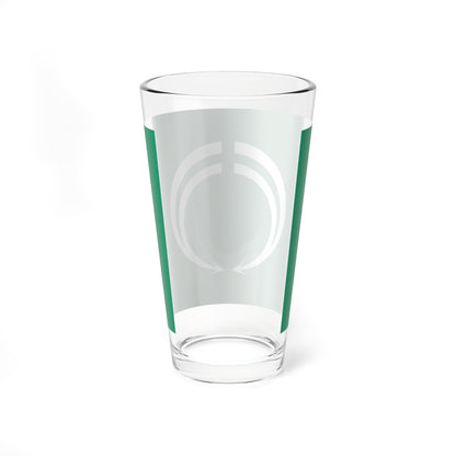 Flag of Matsushige Tokushima (Japan) Pint Glass 16oz