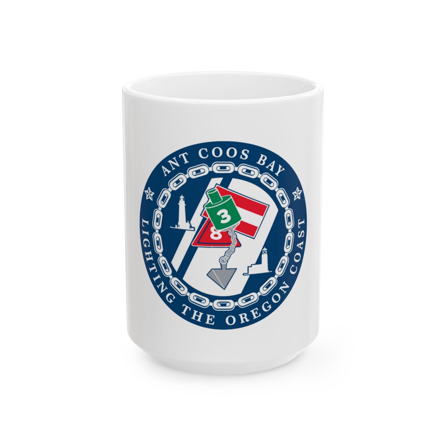ANT Coos Bay Oregon (U.S. Coast Guard) White Coffee Mug