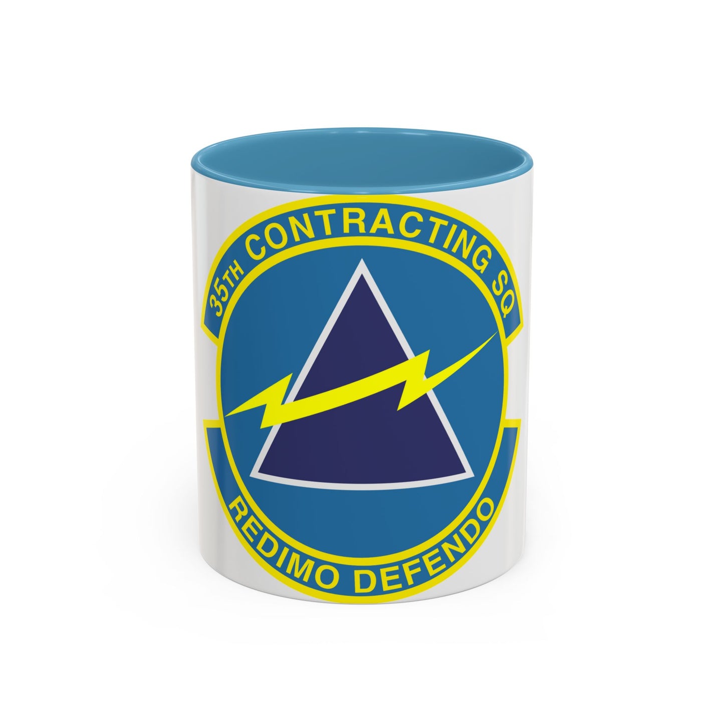 35th Contracting Squadron (U.S. Air Force) Accent Coffee Mug