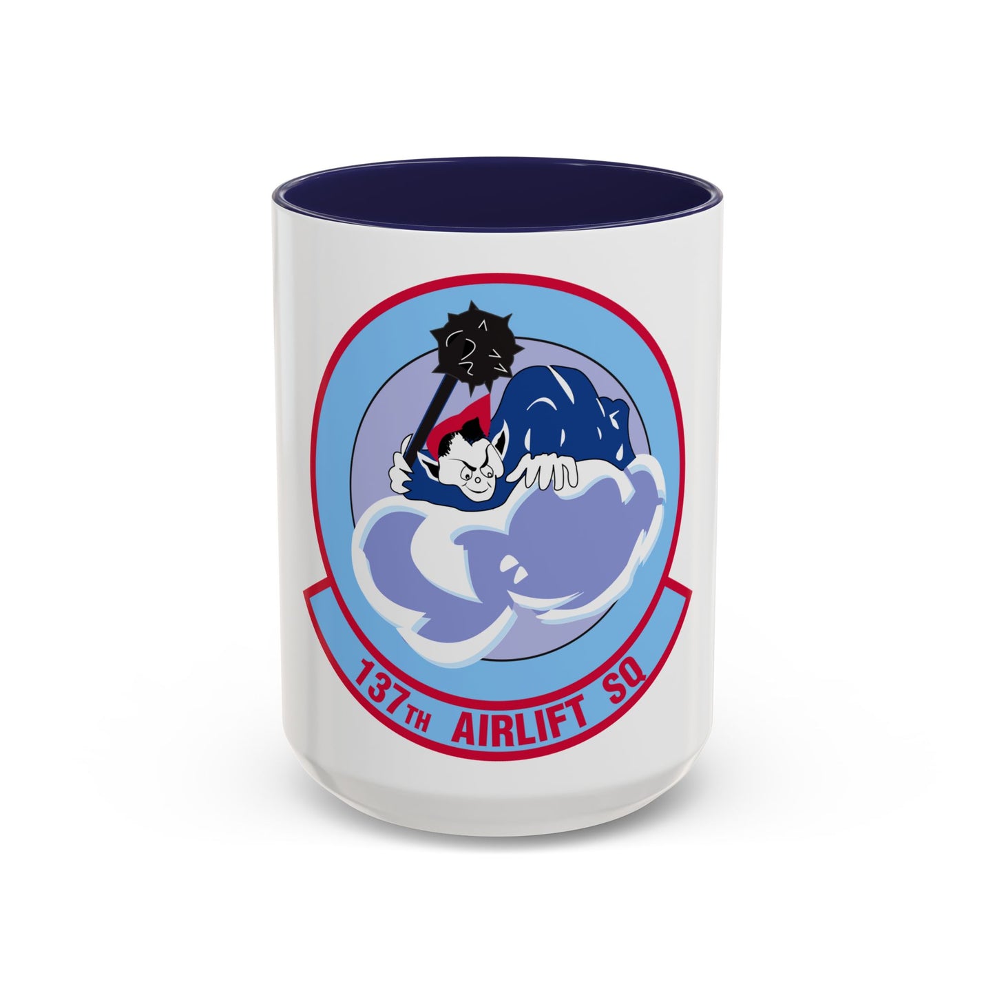 137 Airlift Squadron (U.S. Air Force) Accent Coffee Mug