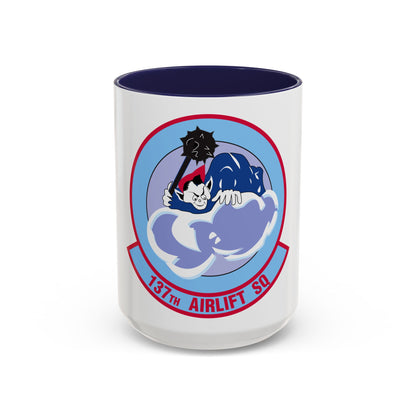 137 Airlift Squadron (U.S. Air Force) Accent Coffee Mug