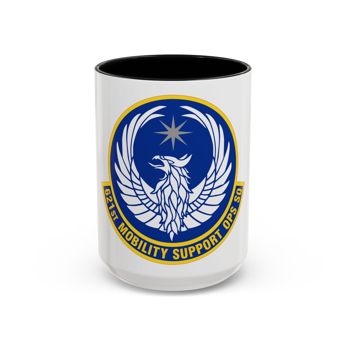 621 Mobility Support Operations Squadron AMC (U.S. Air Force) Accent Coffee Mug