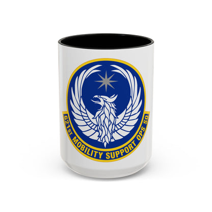621 Mobility Support Operations Squadron AMC (U.S. Air Force) Accent Coffee Mug