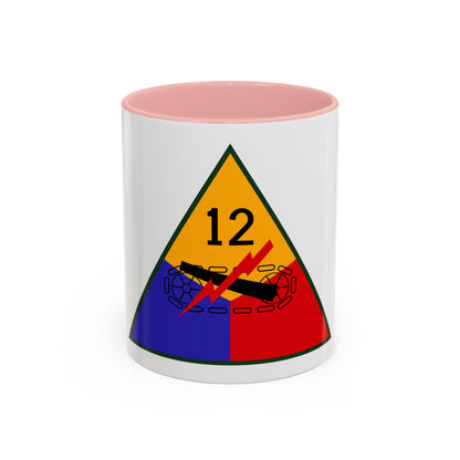 12th Armored Division (U.S. Army) Accent Coffee Mug